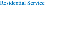 Residential Service 